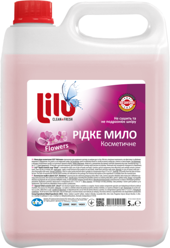 Мило рідке косметичне LILU® "Квіткове", кан. 5 л
